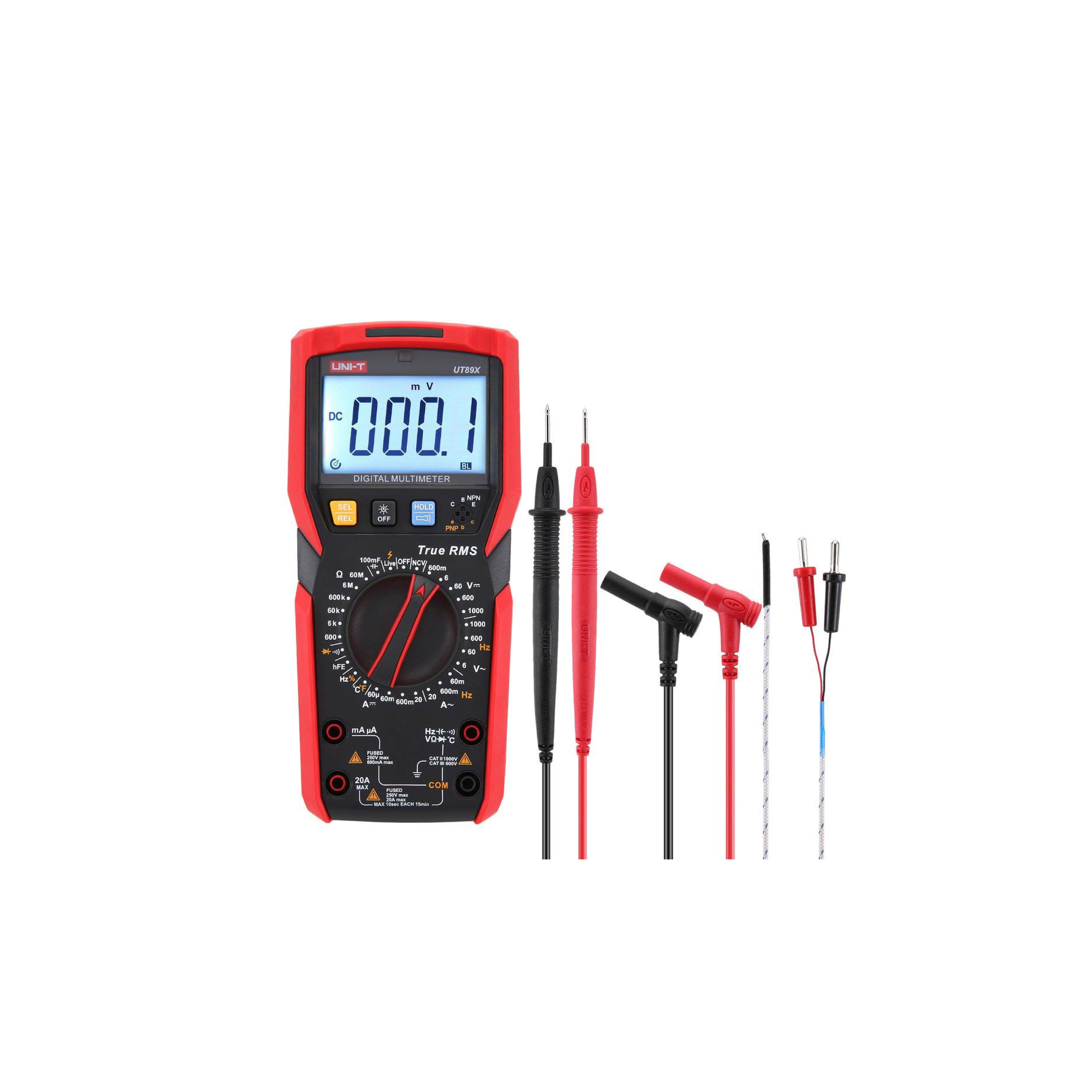 UNI-T UNİT UT89X Yüksek Hassasiyetli Dijital Multimetre