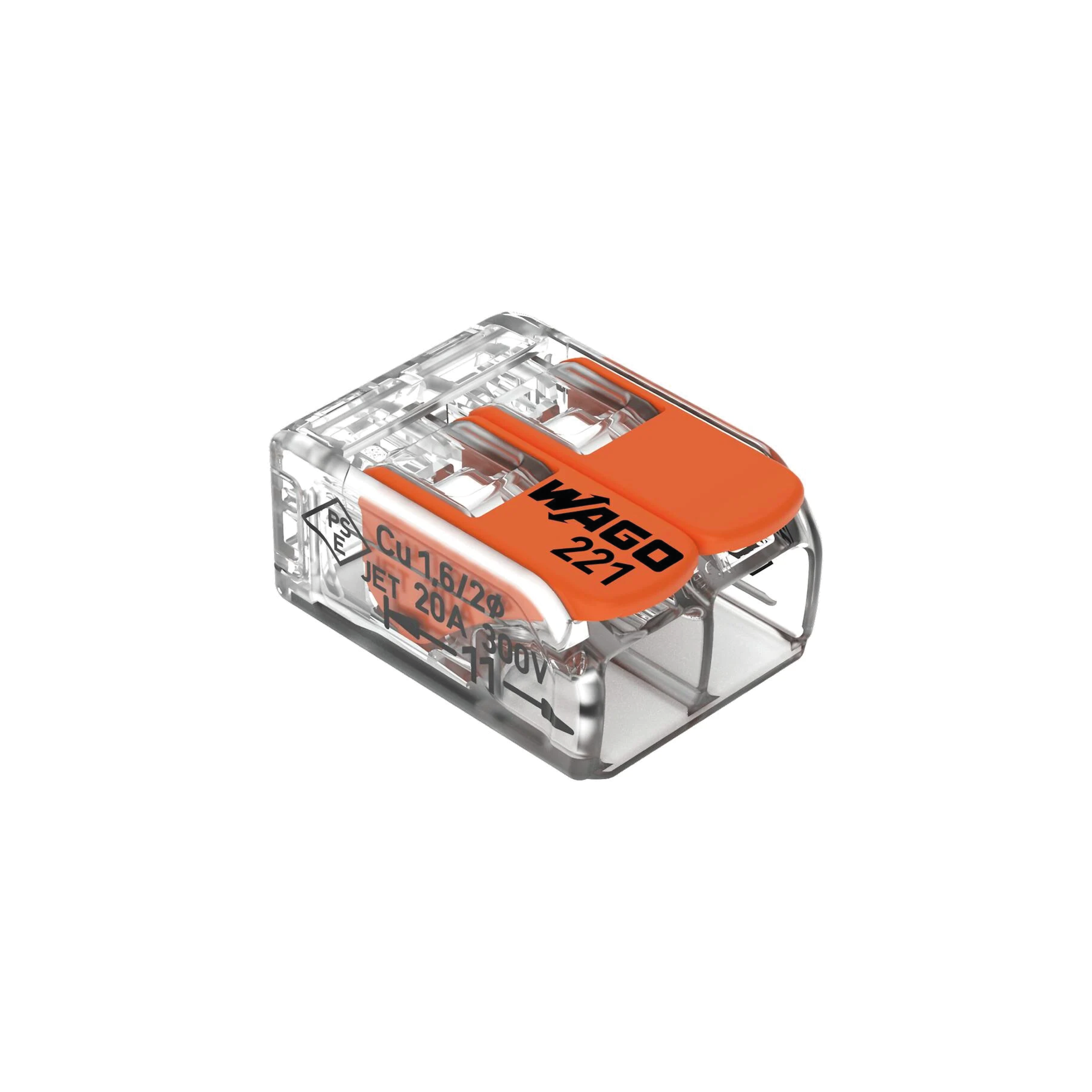 Wago 221-412 100 Adet 2x4mm2 Buat ve Çok Amaçlı Klemens