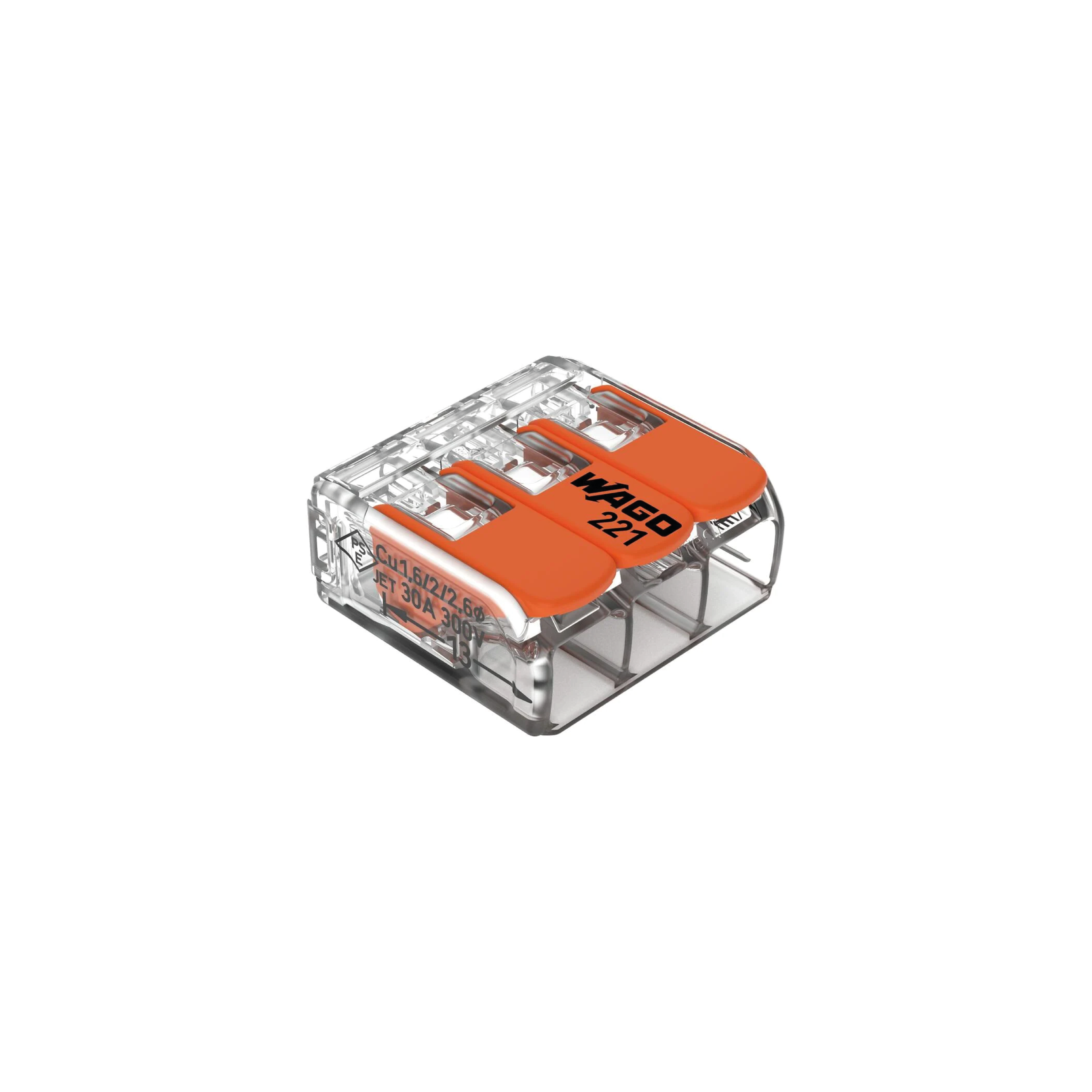 Wago 221-613 30 Adet 6mm2 Buat ve Çok Amaçlı Klemens