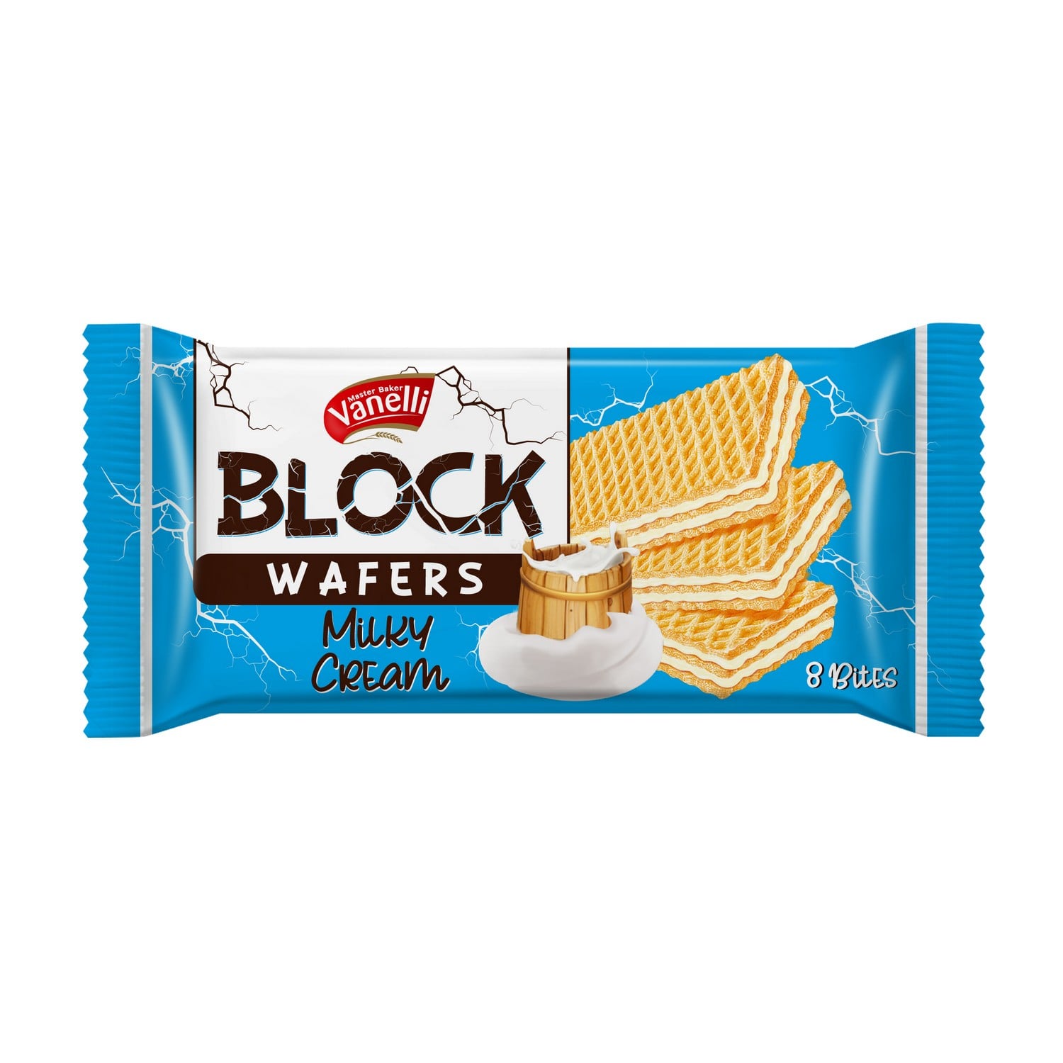BLOCK Wafers Kakaolu Kremalı Kakaolu Gofret