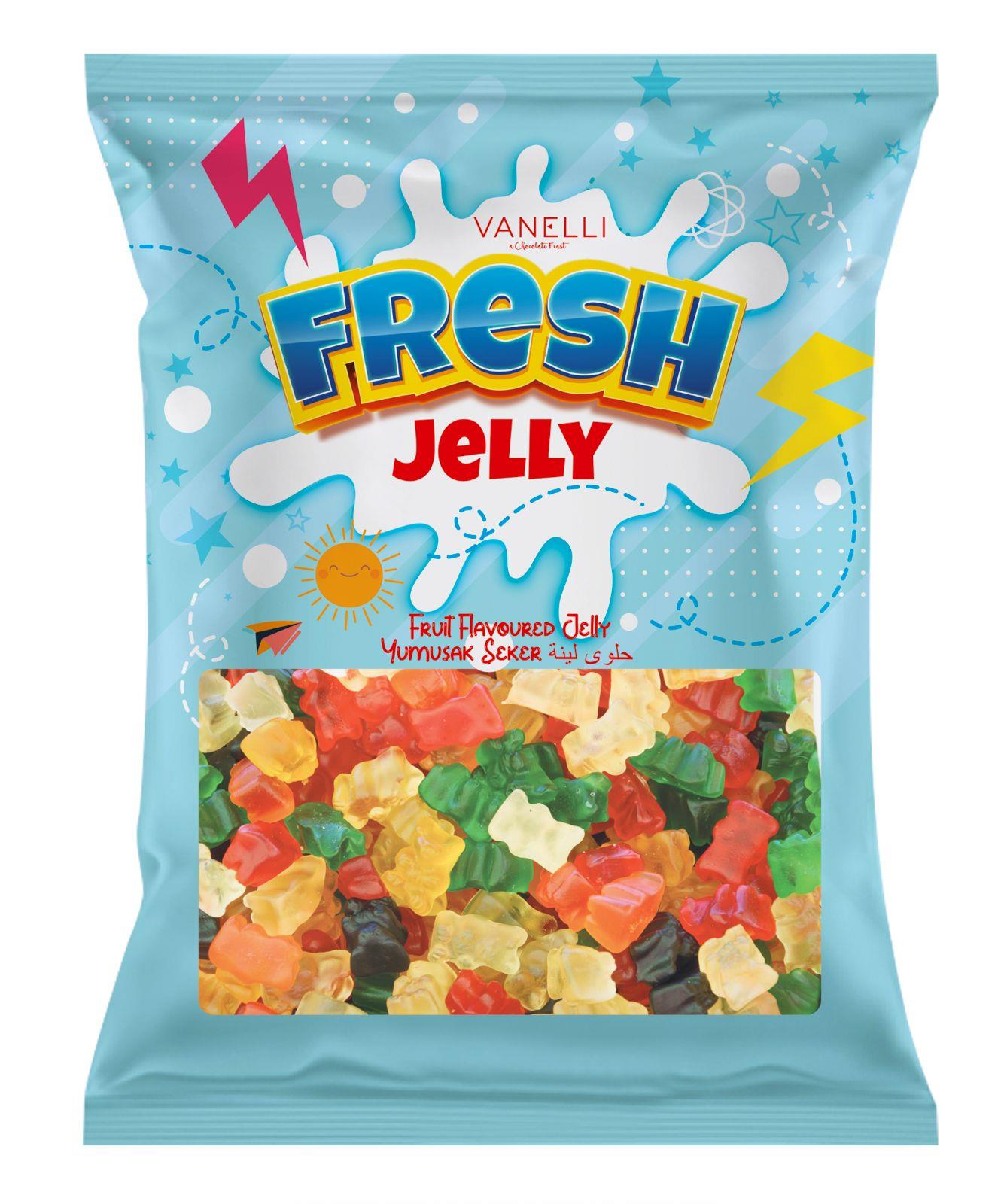 FRESH jELLY Meyve Sulu Jel Şekerleme - 1 KG