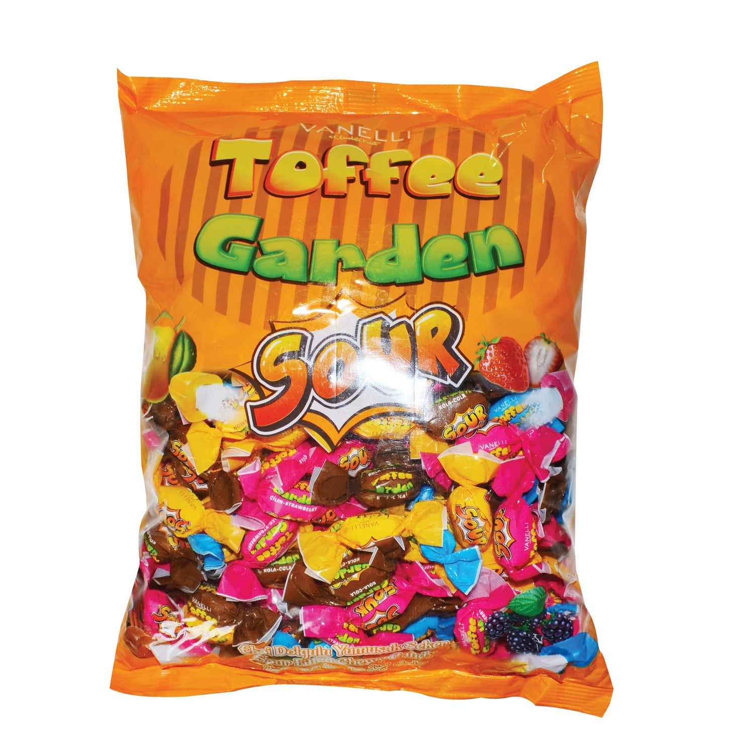 VANELLİ Toffee Garden Sour Ekşili Şeker - 1 KG