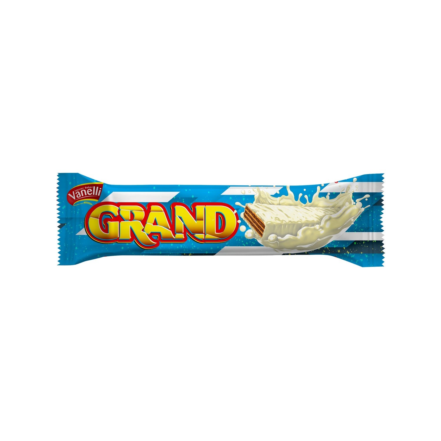 GRAND Beyaz Kaplamalı Fındık Kremalı Gofret