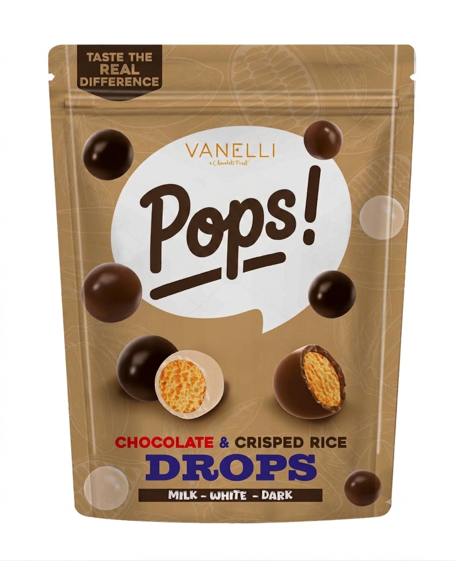 VANELLI Pops! Drops Crispy Rice Mix 100gr