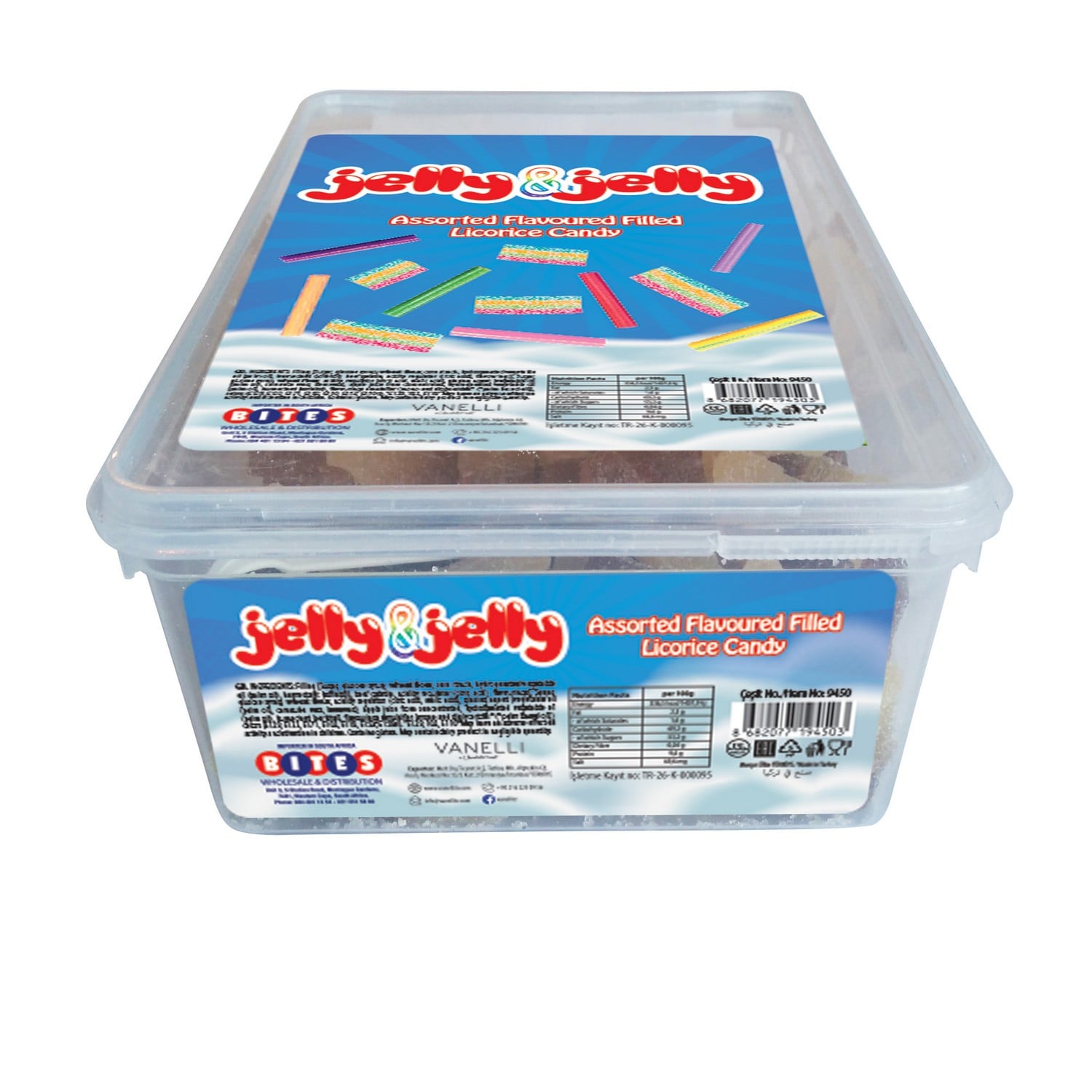 JELLY&JELLY Dolgulu Likuriç Şekerleme 750 gr