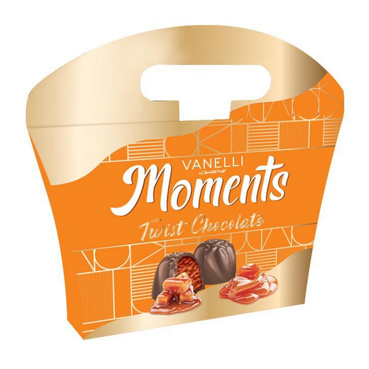 MOMENTS Gift Box with handle- Caramel