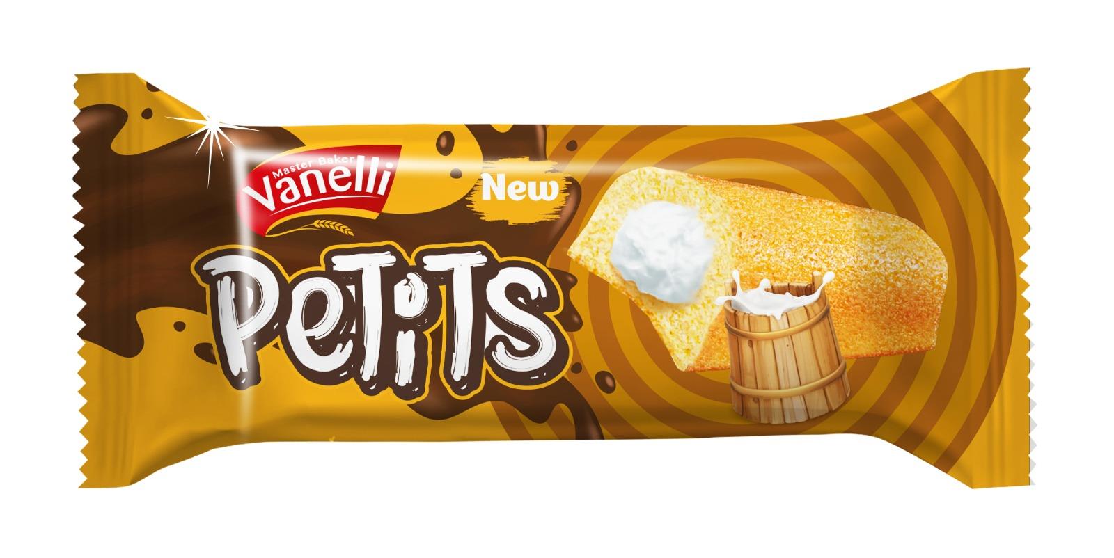 VANELLI PETITS Süt Krema Dolgulu Kek 35 GR (1 KUTU)