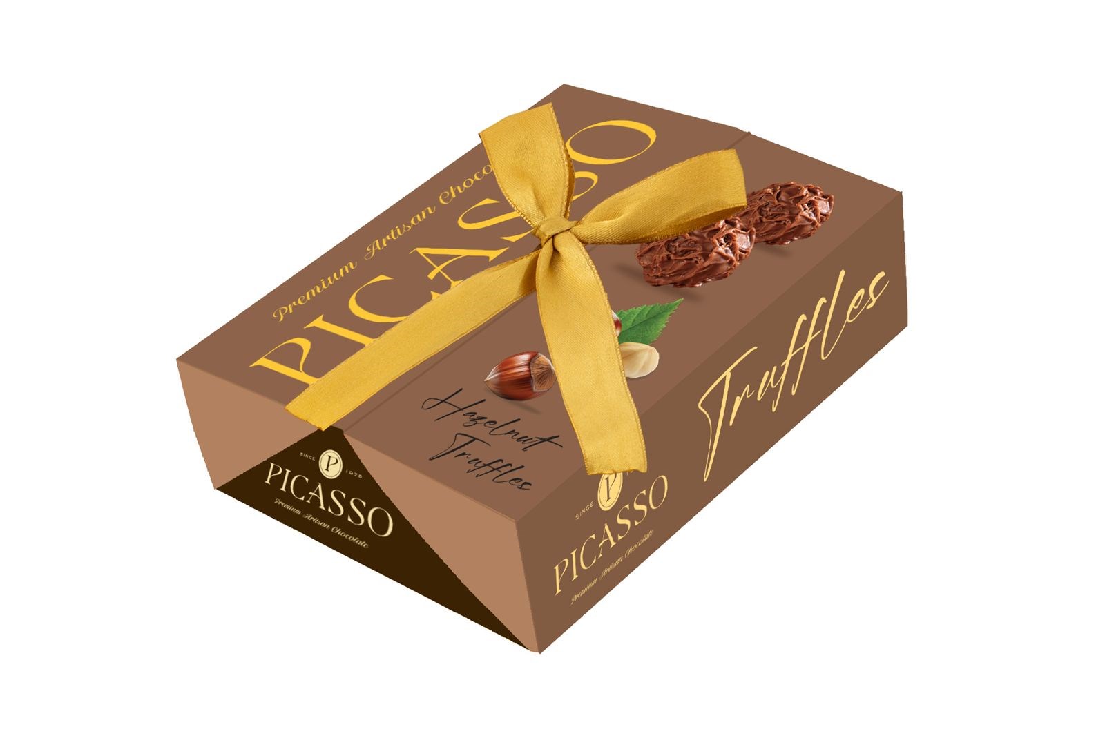 TRUFFELS hazelnut truffe chocolate - Kapaklı Kutu