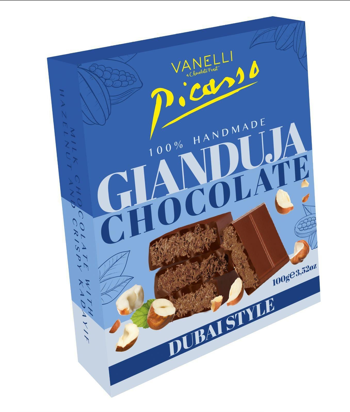 PİCASSO FINDIKLI DUBAİ ÇİKOLATASI 100 GR