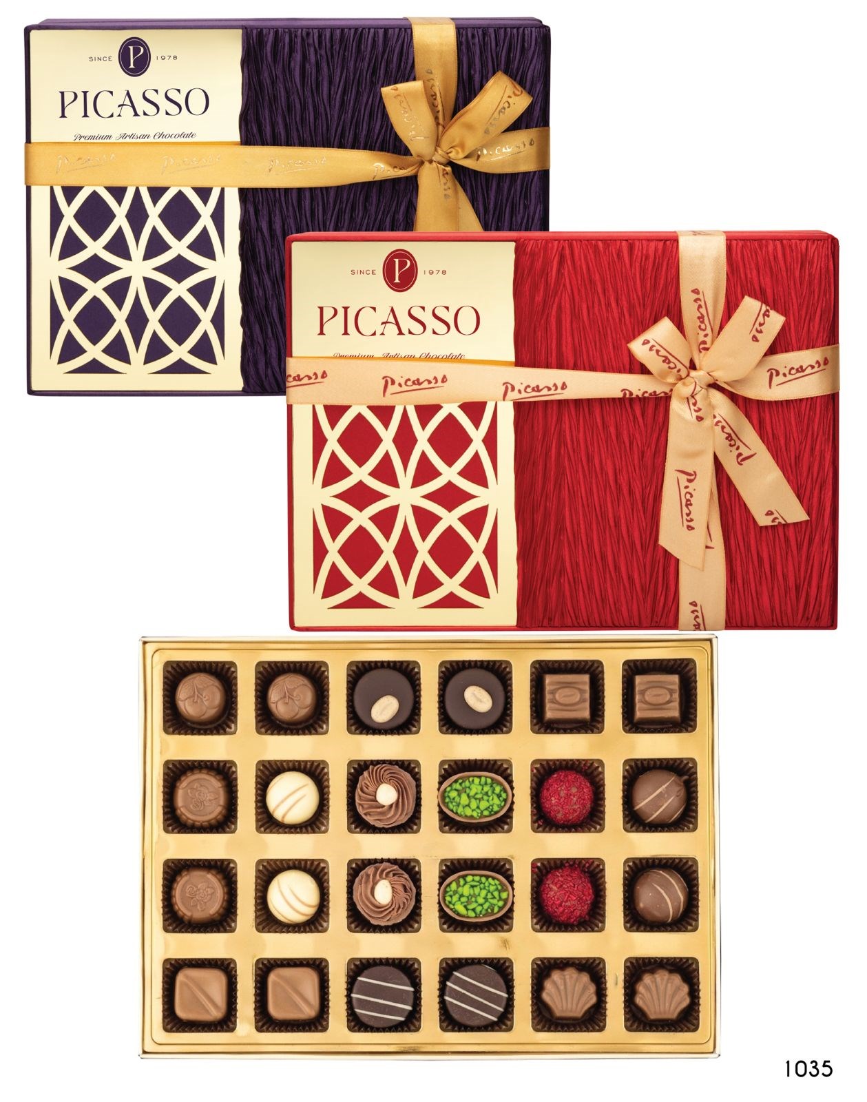 PICASSO Pralines Assorted Chocolate - Velvet&Mirror