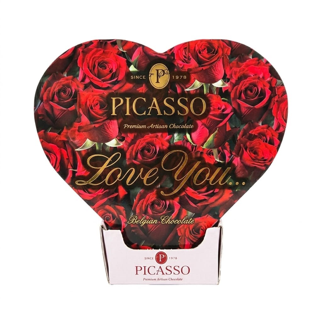 Picasso Hazelnut Cream Milk Chocolate Hearts 125g