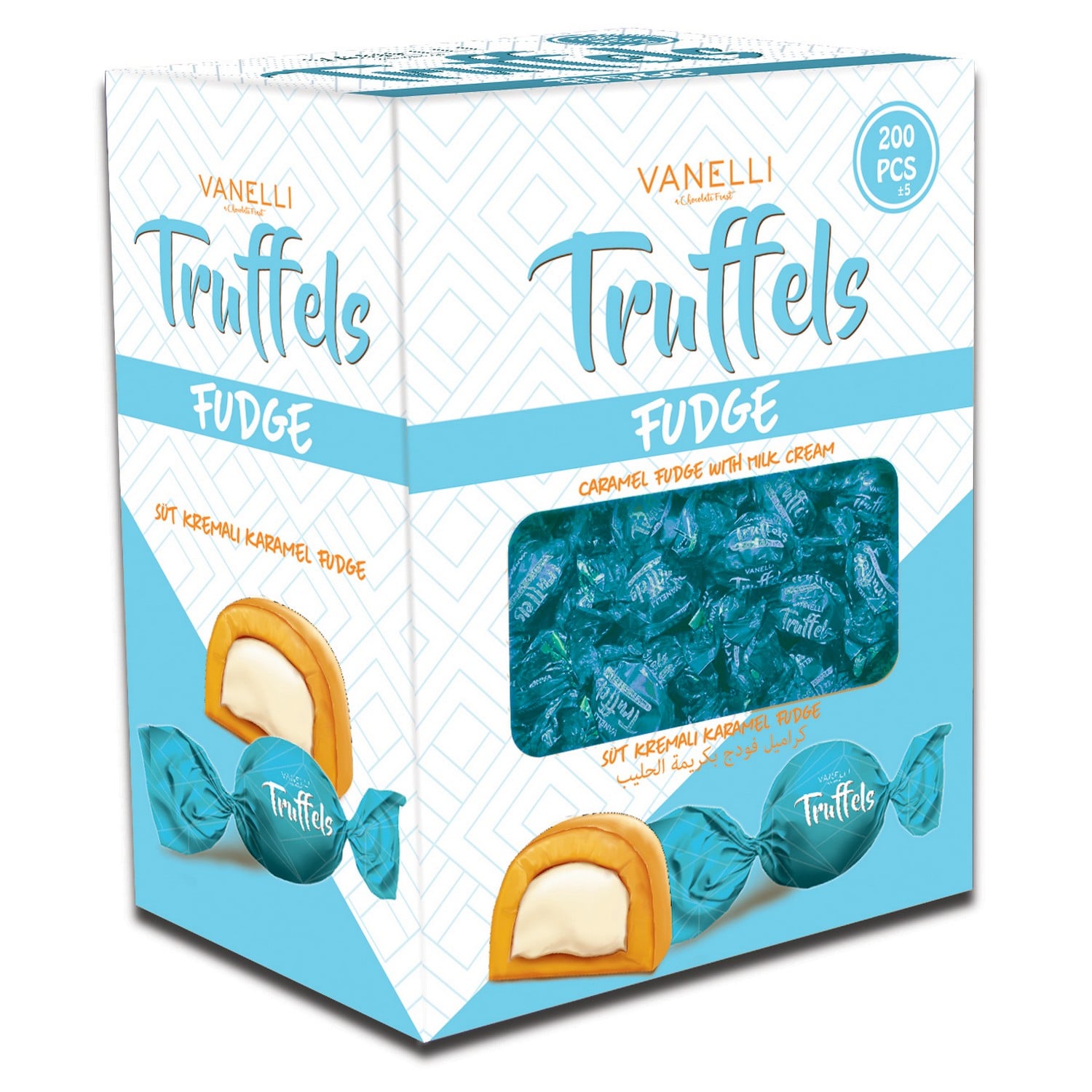 TRUFFELS FUDGE with chocolate