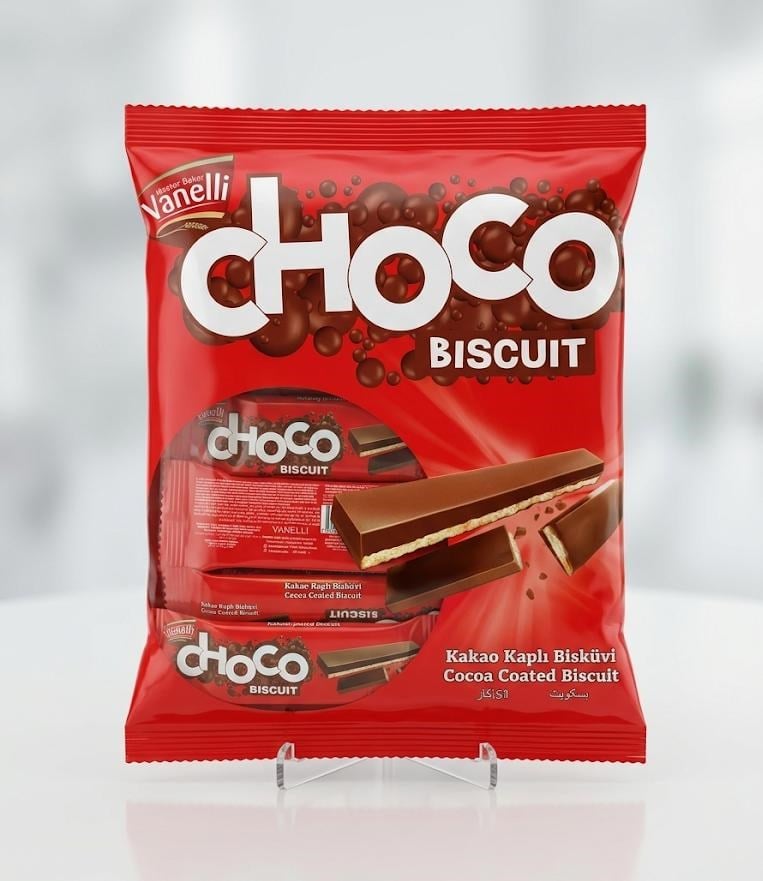 VANELLI Choco Biscuits Cocoa Coated Biscuits 162g