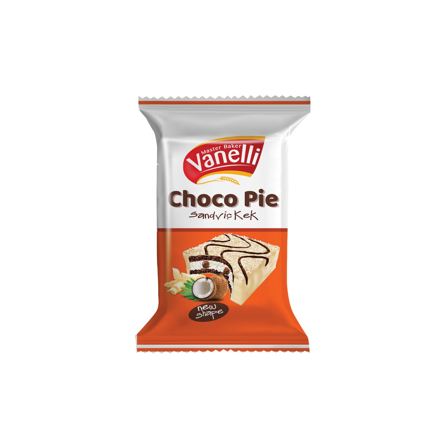 VANELLİ CHOCO-PIE Hindistan Cevizli Kek 20GR (1 KUTU)