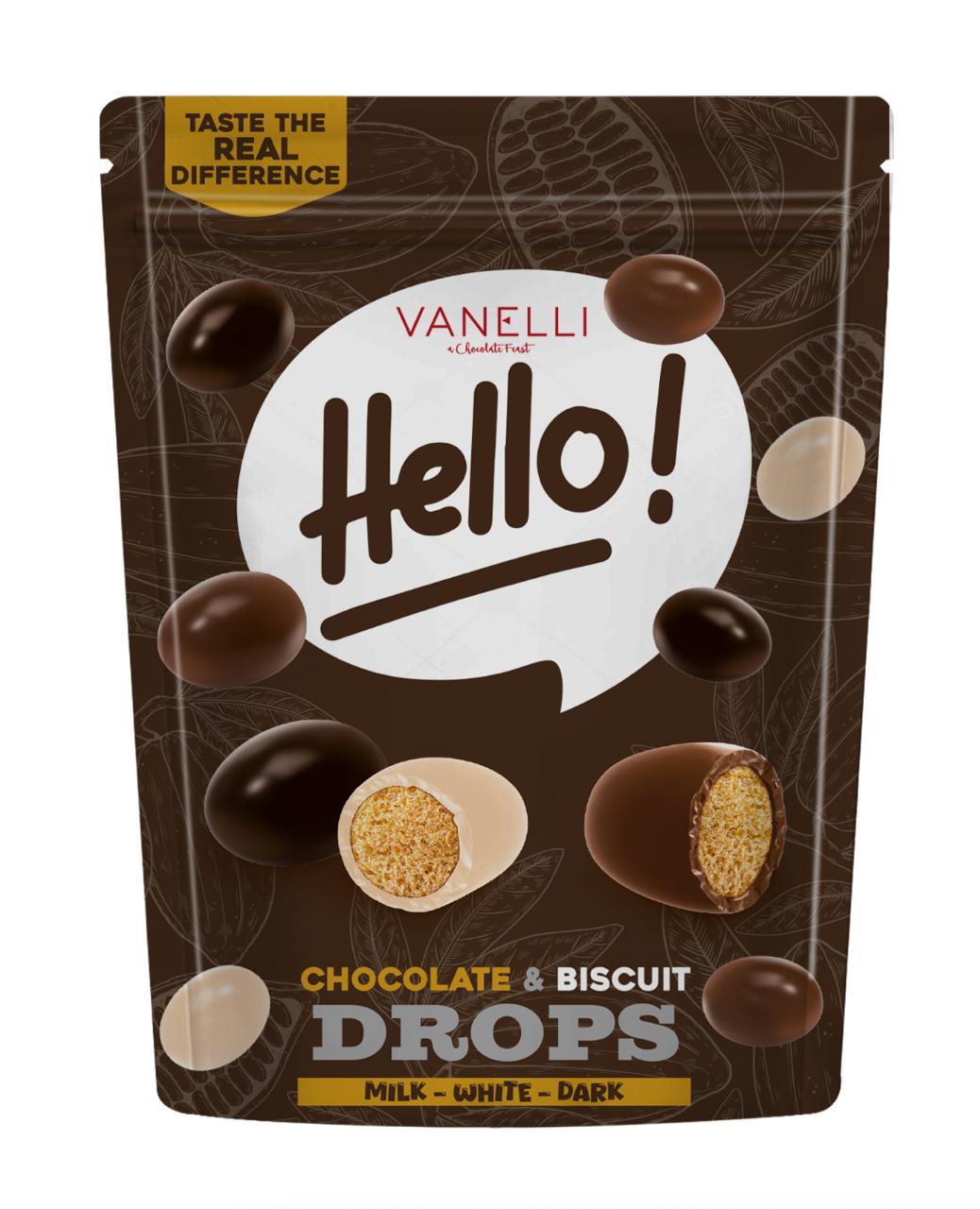 HELLO! Mix Çikolata Kaplı Bisküvi Draje 100 GR