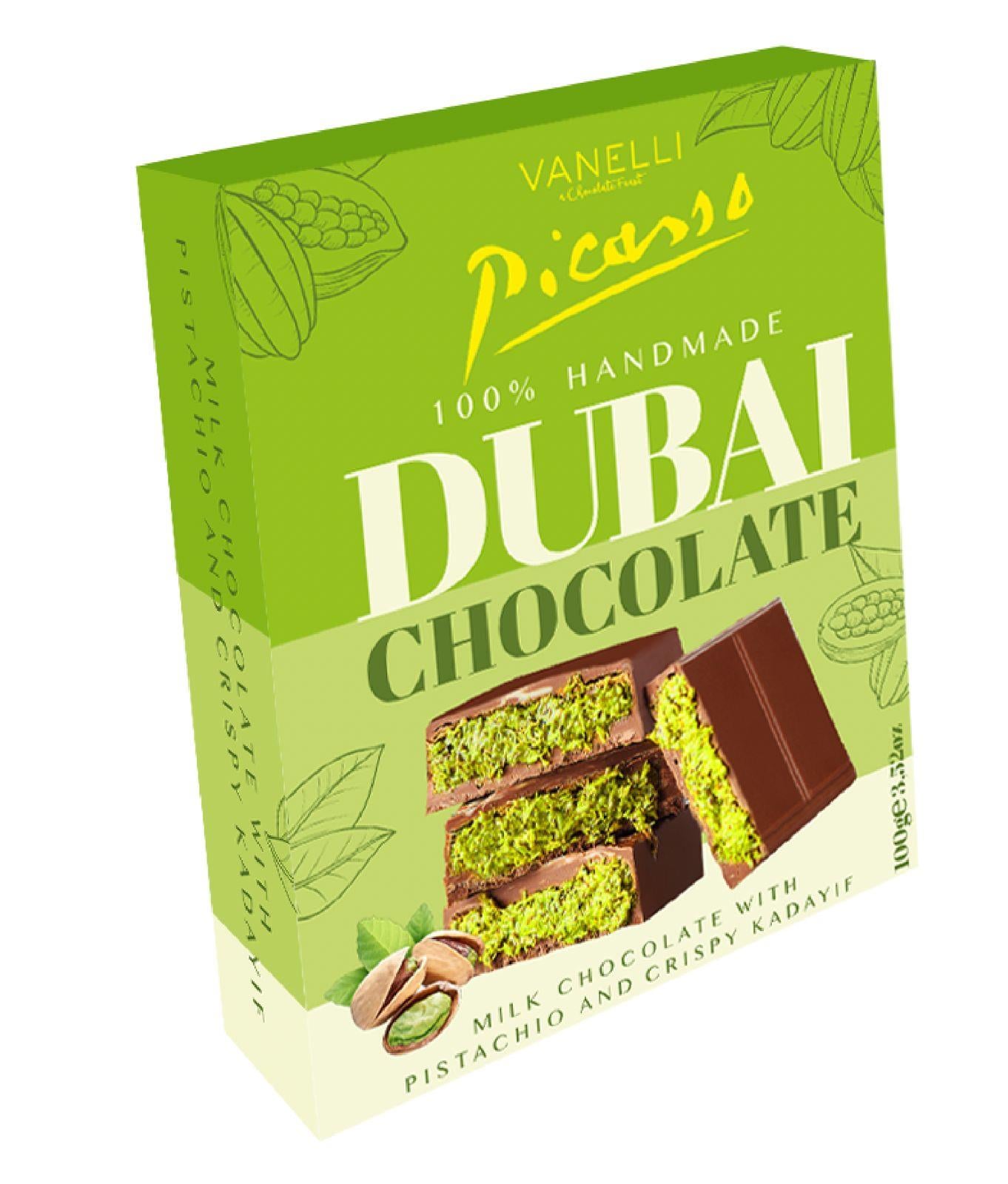 PİCASSO DUBAİ ÇİKOLATASI 100 GR