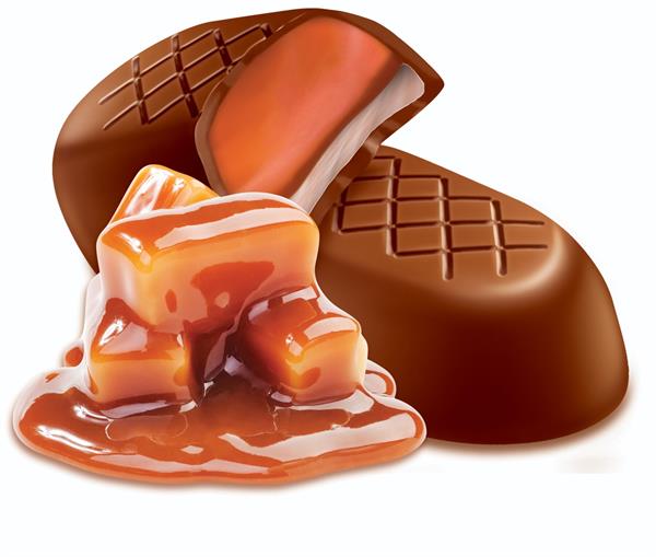 CAMELLIA PETITS double twist - caramel filling