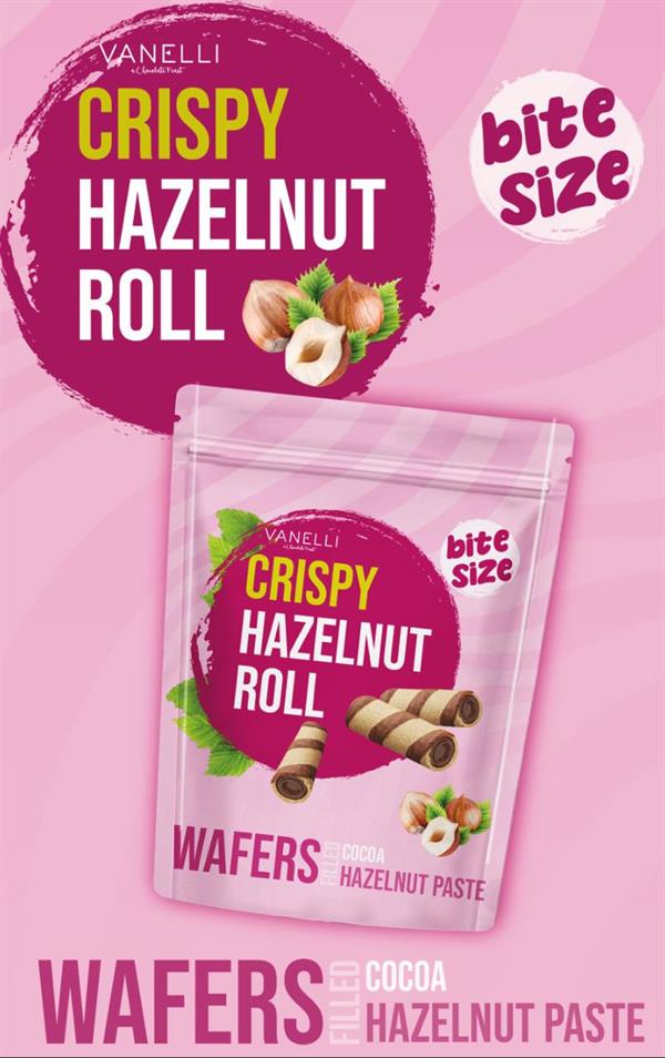 CRISPY Fındıklı Kremalı Rulo Gofret 100 GR