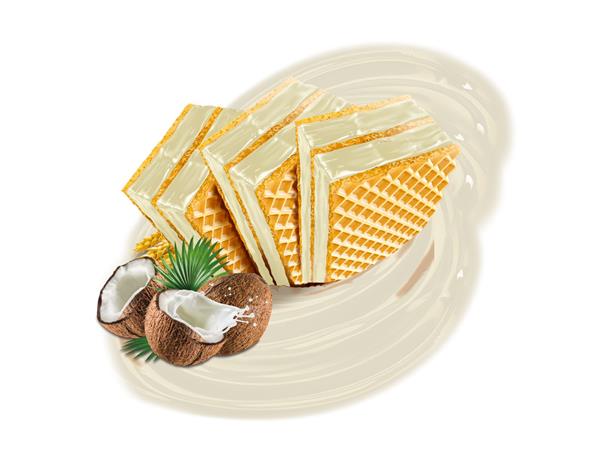 Eras Mona Lisa Hindistan Cevizli Gofret 45 g 24 Adet