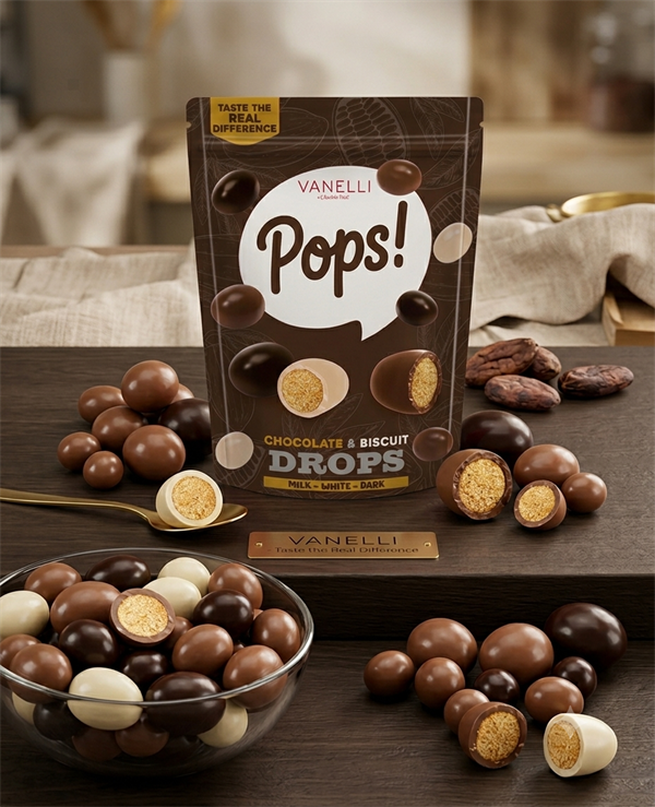 POPS! Mix Çikolata Kaplı Bisküvi Draje 100 GR
