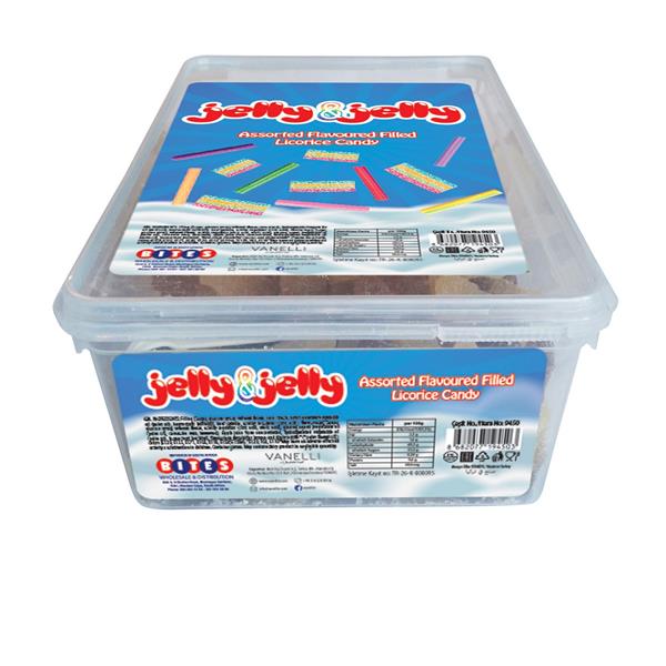 JELLY&JELLY Dolgulu Likuriç Şekerleme 750 gr