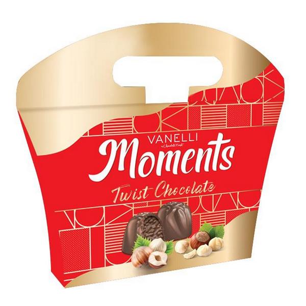 MOMENTS Gift Box with handle- Hazelnut
