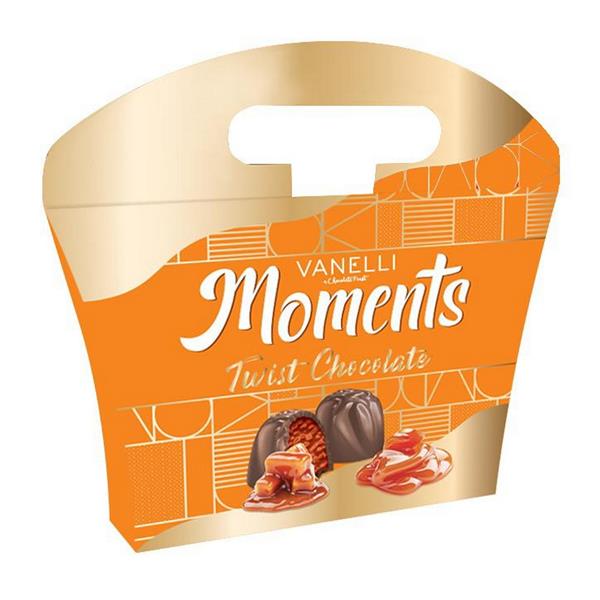 MOMENTS Gift Box with handle- Caramel