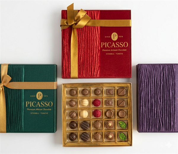PİCASSO Fantezi Kutu Hediyelik Spesiyal Çikolata 330 GR