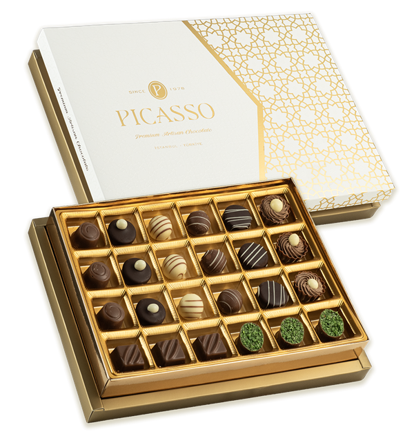 PICASSO Pralines Assorted Chocolate - White