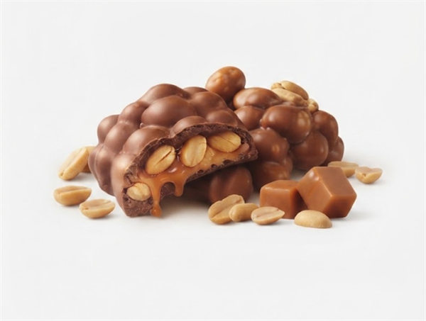 PICASSO Karamelli &Yer Fıstıklı  Dolgulu Cluster Çikolata 600 GR