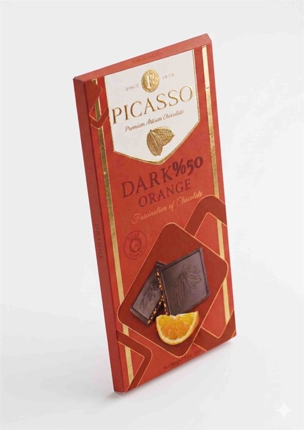 PİCASSO Portakallı Bitter Çikolata (1 ADET)
