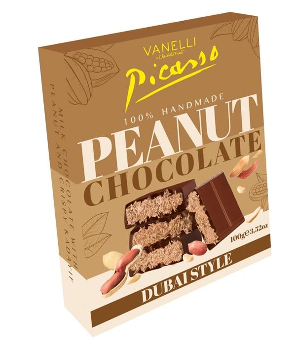 PİCASSO Yer Fıstıklı Dubai Çikolata 100 GR