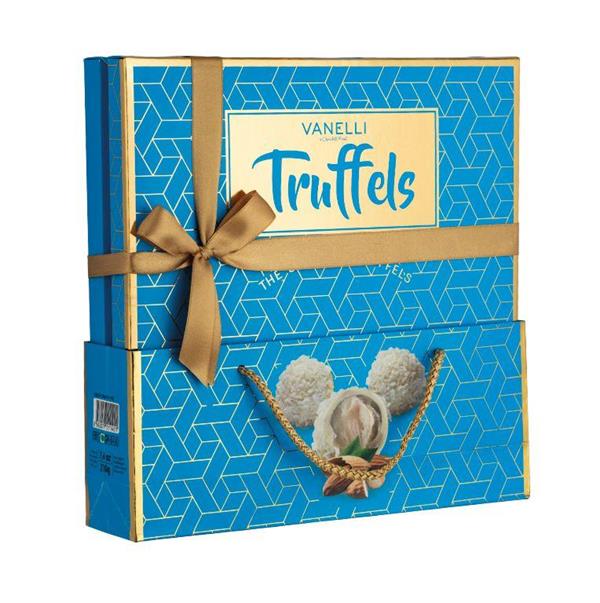 TRUFFELS White Truffle with Almond and Coconut - Blue Box