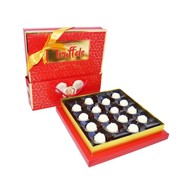 TRUFFELS White Truffe with Almond and Coconut - Red Box