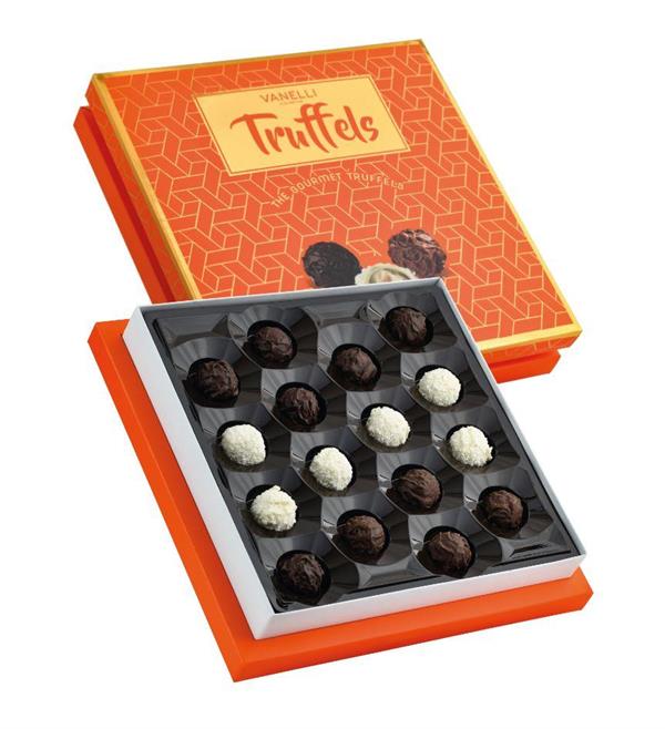 TRUFFELS Assorted Truffe Chocolate - Orange Box