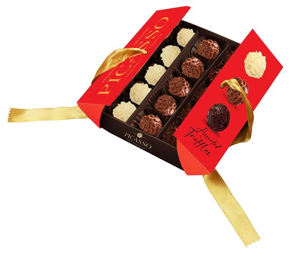 TRUFFELS assorted truffe chocolate - Kapaklı Kutu