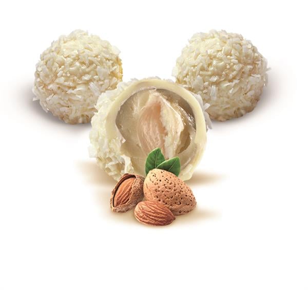 TRUFFELS White Truffe with Almond and Coconut - Red Box