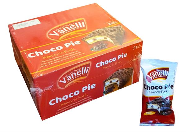 VANELLİ CHOCO-PIE Çikolatalı Marshmelow Kek 35GR (1 KUTU)