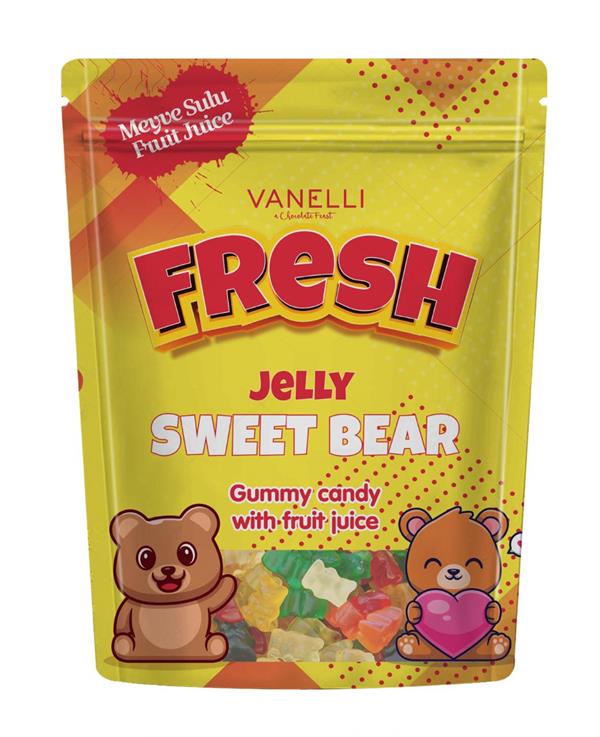 VANELLİ Fresh Jelly Yumuşak Şeker- Bear 200 GR