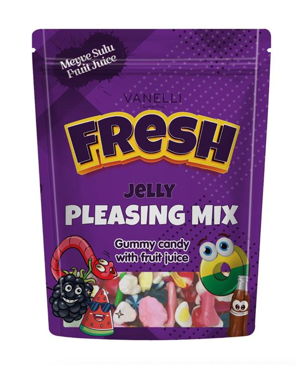 VANELLİ Fresh Jelly Yumuşak Şeker- Mix 200 GR