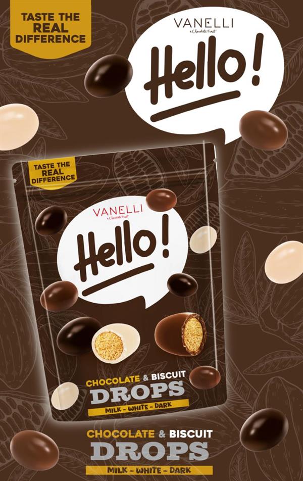 HELLO! Mix Çikolata Kaplı Bisküvi Draje 100 GR