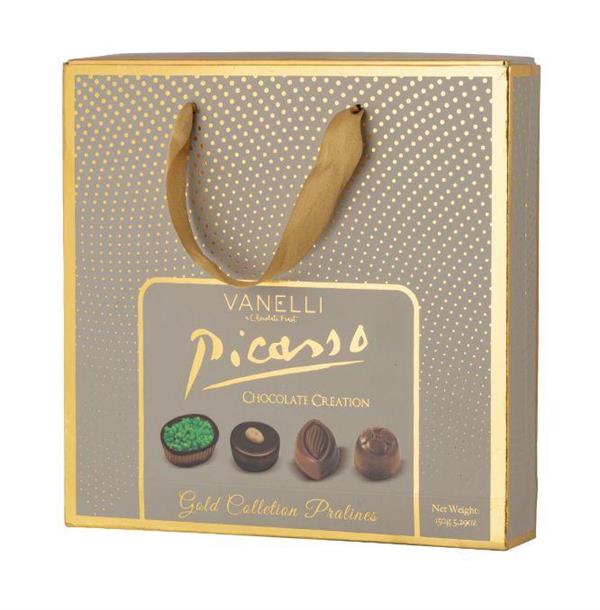 VANELLİ PİCASSO Pralin Chocolate 150 GR- Gold Red Box