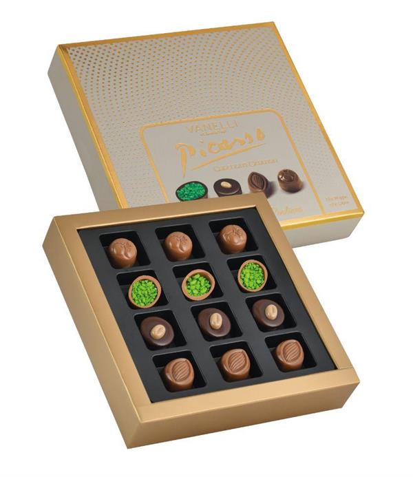 VANELLİ PİCASSO Pralin Chocolate 150 GR- Gold Red Box