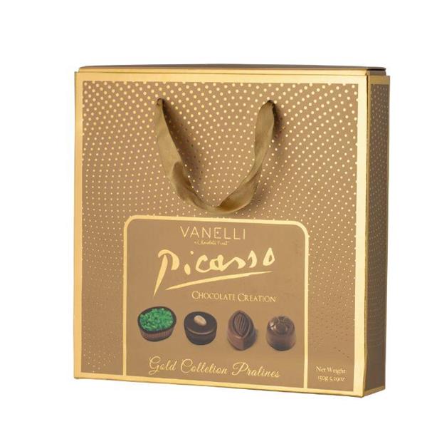 VANELLİ PİCASSO Pralin Chocolate 150 GR- Gold Blue Box