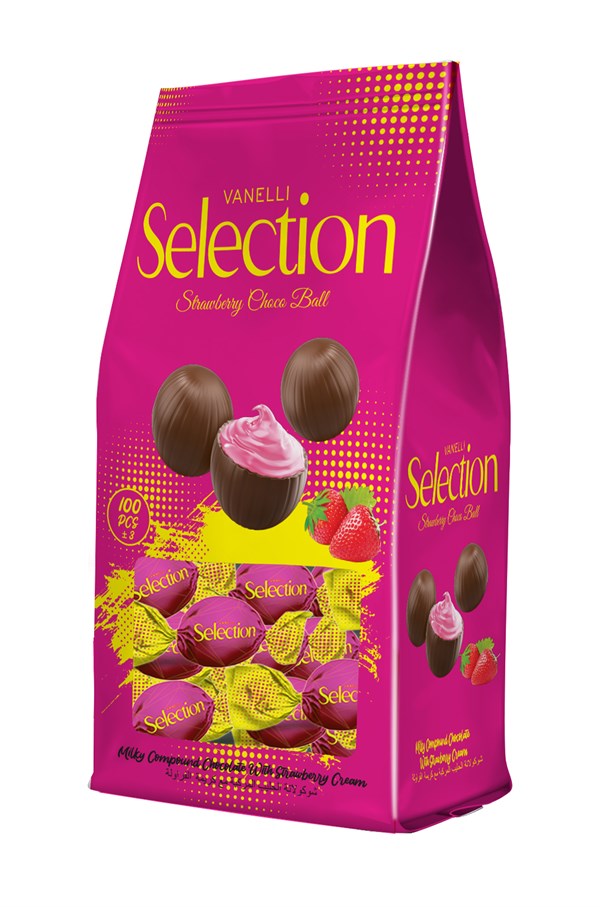 VANELLİ Selection Çilek Kremalı Ball 1 KG