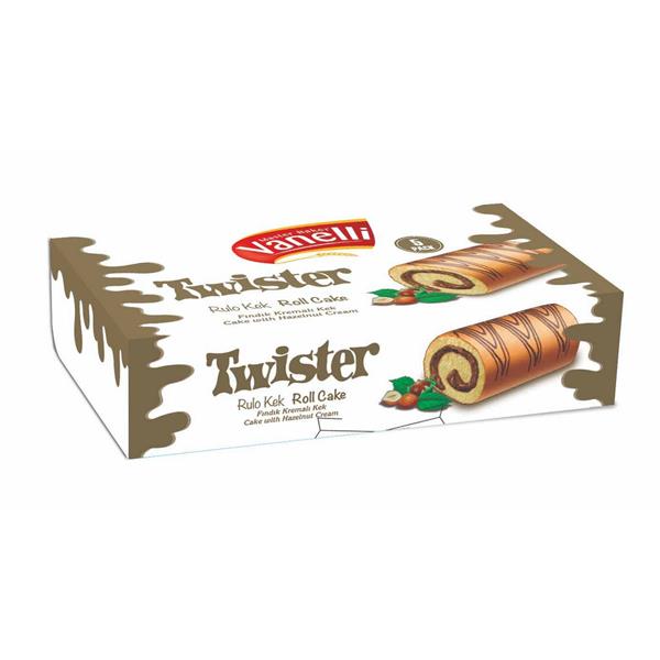 VANELLİ TWISTER Fındıklı Rulo Kek (35gr*5)