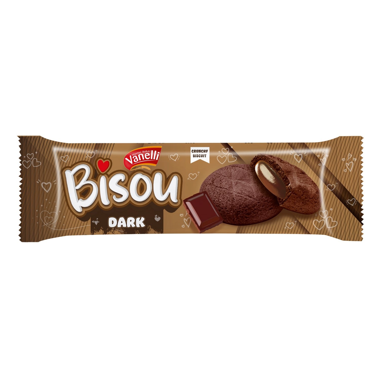 BISOU Kakao Dolgulu Kakaolu Bisküvi
