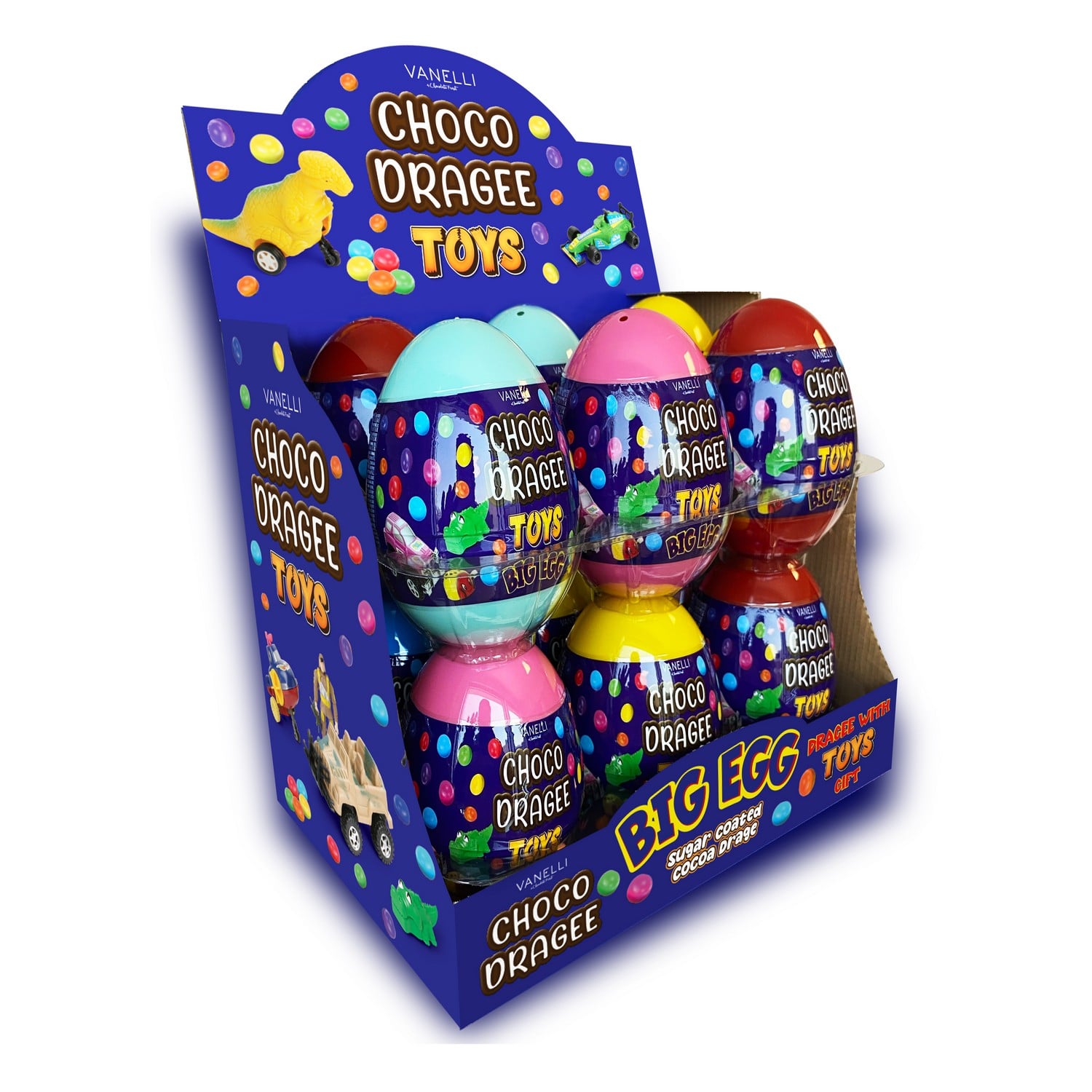CHOCODRAGEE Egg with Toys And Candy Beans