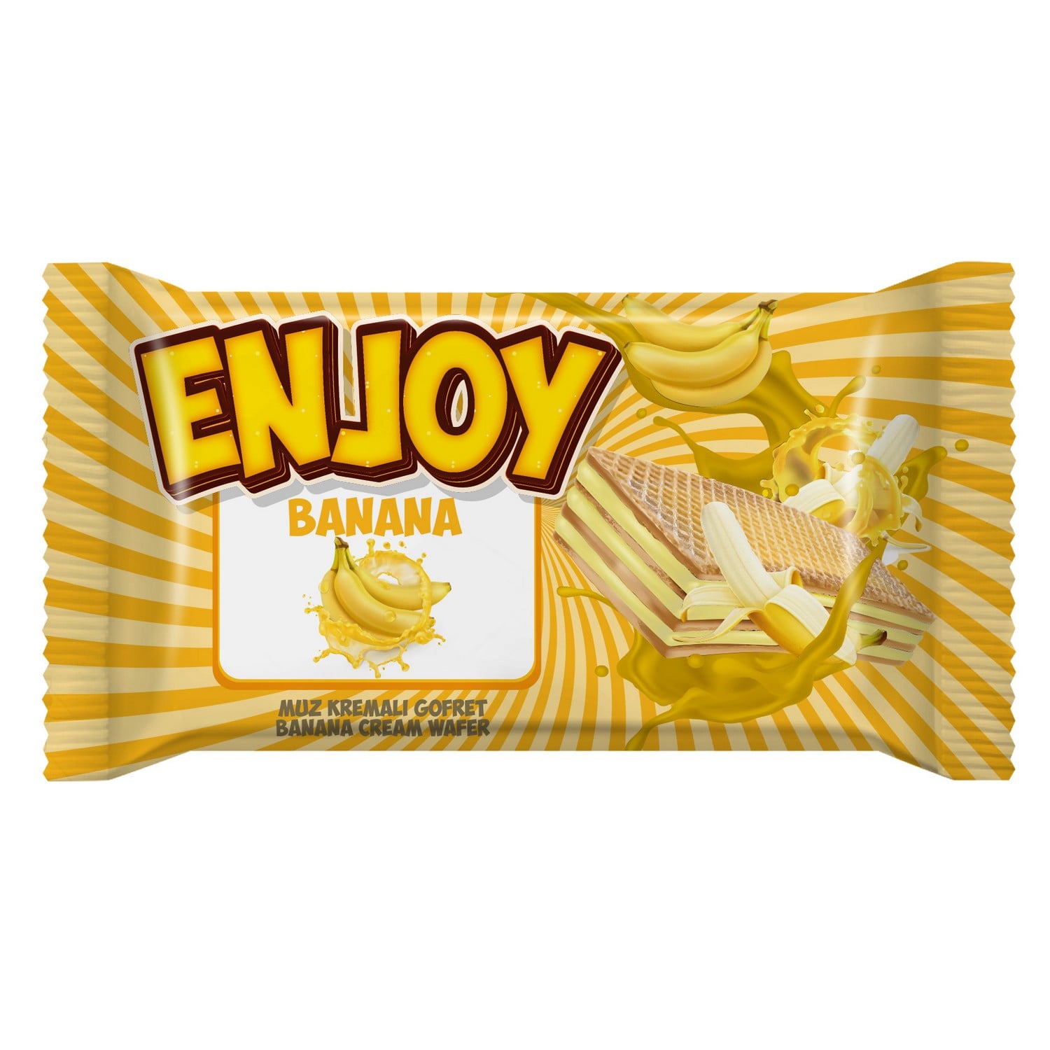 ENJOY Wafers with Banana Cream