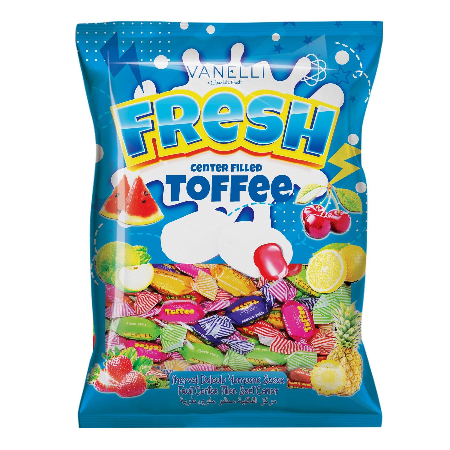 FRESH Fruit filled soft candy-bag